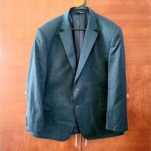 Men's Vintage dark grey suit jacket